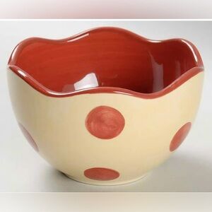 Siena by Gail Pittman Polka Dots 4” Tidbit Dish